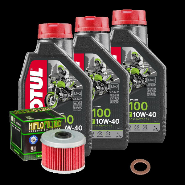 Honda TRX 500 FA Fourtrax Foreman Service Kit Öl Motul 5100 10W40 Ölfilter