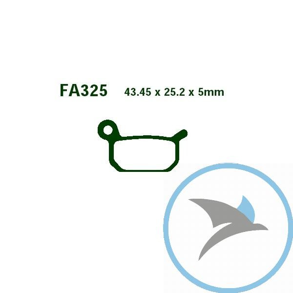 Bremsklotz Sinter R EBC oder 7874233 - FA325R