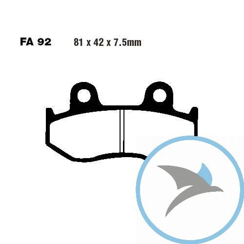 Bremsklotz Sinter R EBC - FA092R