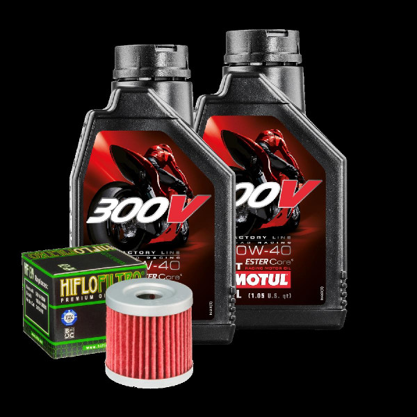 Suzuki LT-R 450 QuadRacer Service Kit Ölwechsel Öl Motul 300V 10W40 Ölfilter