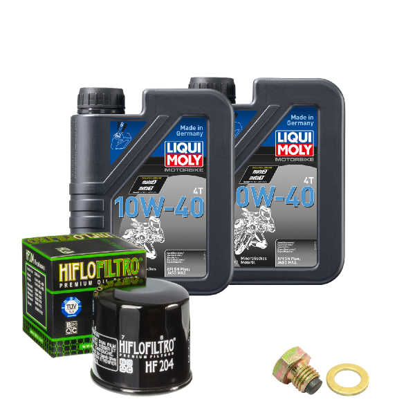 Kawasaki KFX 700 A KSV Service Kit Ölwechsel Öl LIQUI MOLY 10W-40 Ölfilter