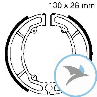 Bremsbacken ohne Feder EBC - Y521