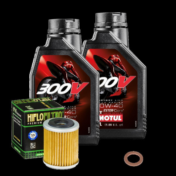 Yamaha WR 426 F Service Kit Ölwechsel Öl Motul 300V 10W40 Ölfilter