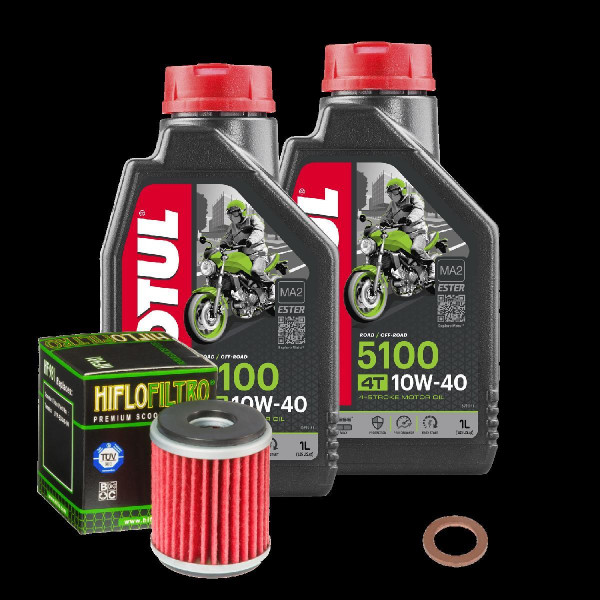 Yamaha YP 125 R X-Max Service Kit Ölwechsel Öl Motul 5100 10W40 Ölfilter