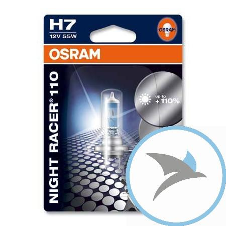 Lampe H7 12V 55W PX26D Night Racer 110