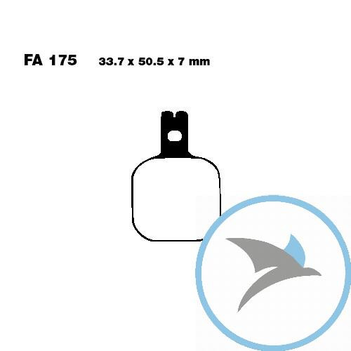 Bremsklotz Sinter HH EBC - FA175HH