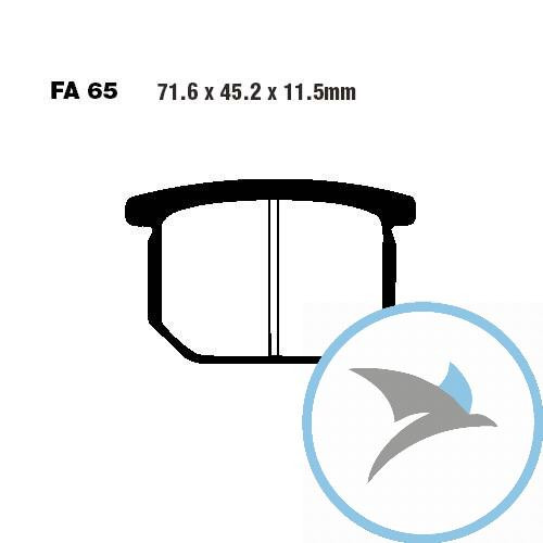 Bremsklotz Standard EBC oder 7871387 - FA065