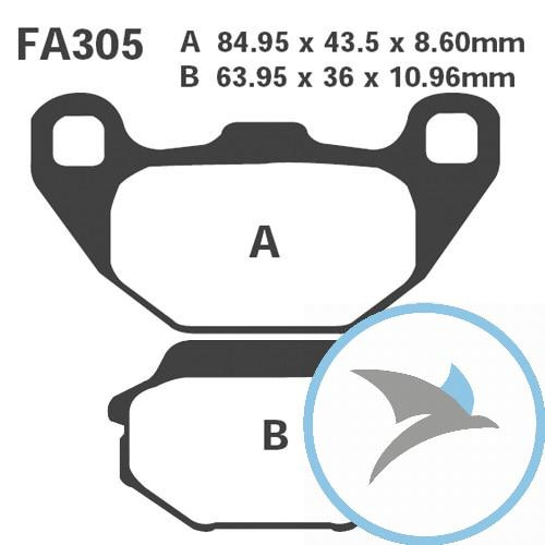 Bremsklotz Sinter HH Scooter EBC oder 7873821 - SFA305HH