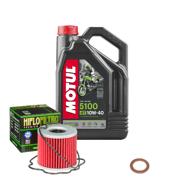 Suzuki GS 750 L Service Kit Ölwechsel Öl Motul 5100 10W40 Ölfilter