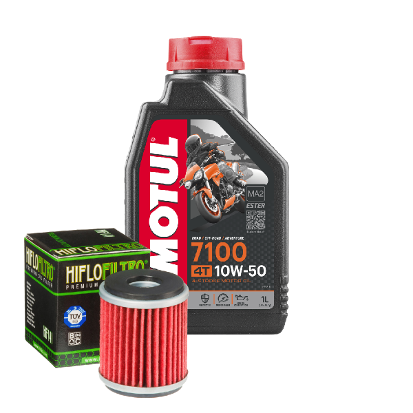 Yamaha YZF-R 125 Service Kit Ölwechsel Öl Motul 7100 10W50 Ölfilter