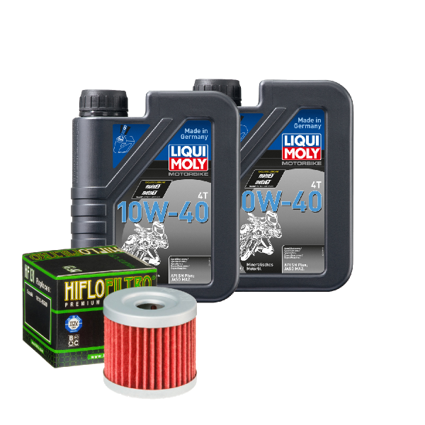 Sachs XTC 125 Service Kit Ölwechsel Öl LIQUI MOLY 10W-40 Ölfilter