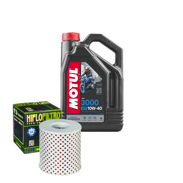 Kawasaki Z1 900 Service Kit Ölwechsel Öl Motul 3000 10W40 Ölfilter