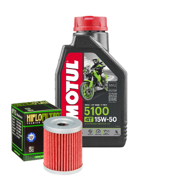 Beta Urban 200 Spezial Service Kit Ölwechsel Öl Motul 5100 15W50 Ölfilter