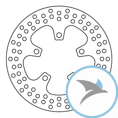 Bremsscheibe starr TRW - MST367