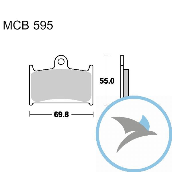 Bremsklotz Carbon CRQ TRW - MCB595CRQ