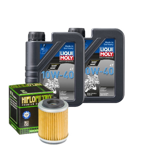 Yamaha TW 125 H Trailway Service Kit Ölwechsel Öl LIQUI MOLY 10W-40 Ölfilter