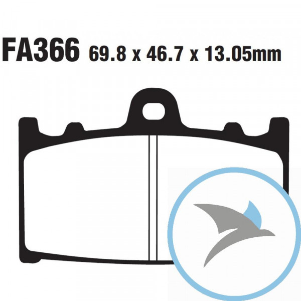 Bremsklotz Sinter HH EBC oder 7875487 - FA366HH