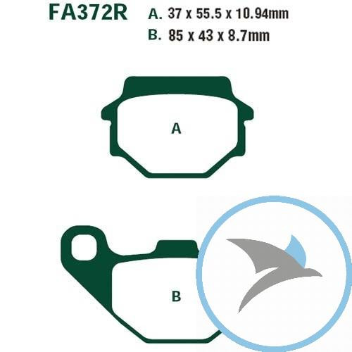 Bremsklotz Sinter R EBC - FA372R