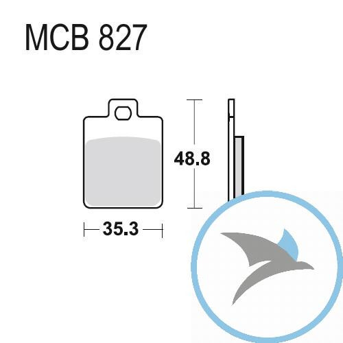 Bremsklotz Scooter TRW - MCB827EC