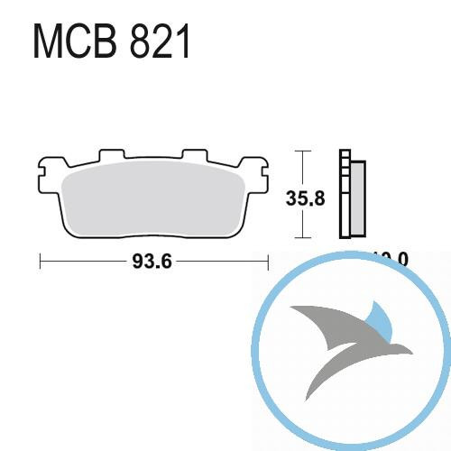 Bremsklotz Scooter TRW oder 7323520 - MCB821EC