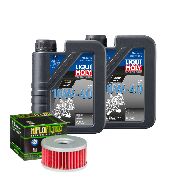 Suzuki DR 350 S Service Kit Ölwechsel Öl LIQUI MOLY 10W-40 Ölfilter