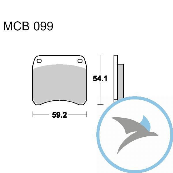 Bremsklotz Standard TRW oder 7328388 - MCB99