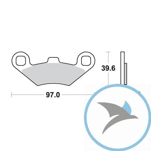 Bremsklotz Sinter SI TRW - MCB761SI