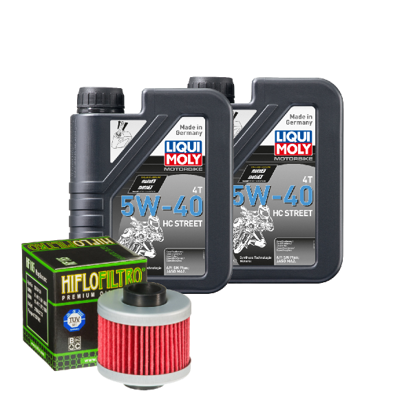 Peugeot Geopolis 125 Executive ABS Service Kit Öl LIQUI MOLY 5W-40 Ölfilter