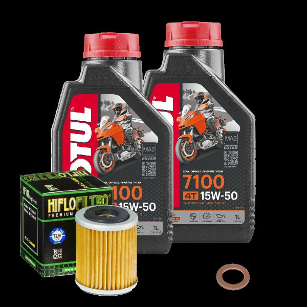 Yamaha YZ 426 F Service Kit Ölwechsel Öl Motul 7100 15W50 Ölfilter