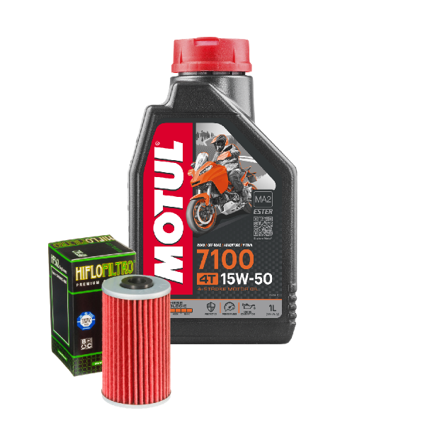 Kymco Grand Dink 125 Service Kit Ölwechsel Öl Motul 7100 15W50 Ölfilter