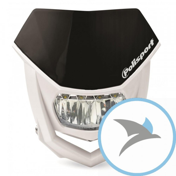 Scheinwerfer Maske Halo schwarz LED - 8667100002