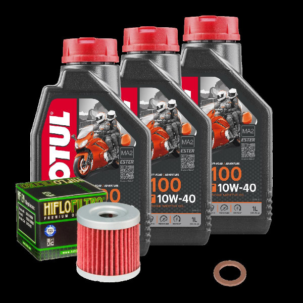 Arctic Cat DVX 400 Service Kit Ölwechsel Öl Motul 7100 10W40 Ölfilter