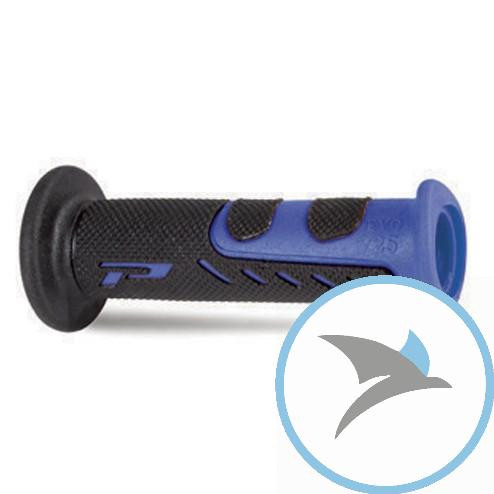 Griffgummi schwarz/blau D.22 mm. L.122MM geschlossen - PA072500BL02