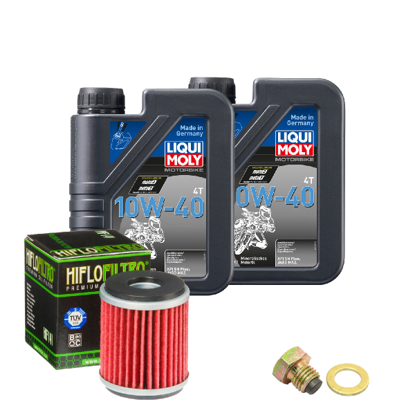 Yamaha XG 250 Tricker Service Kit Ölwechsel Öl LIQUI MOLY 10W-40 Ölfilter