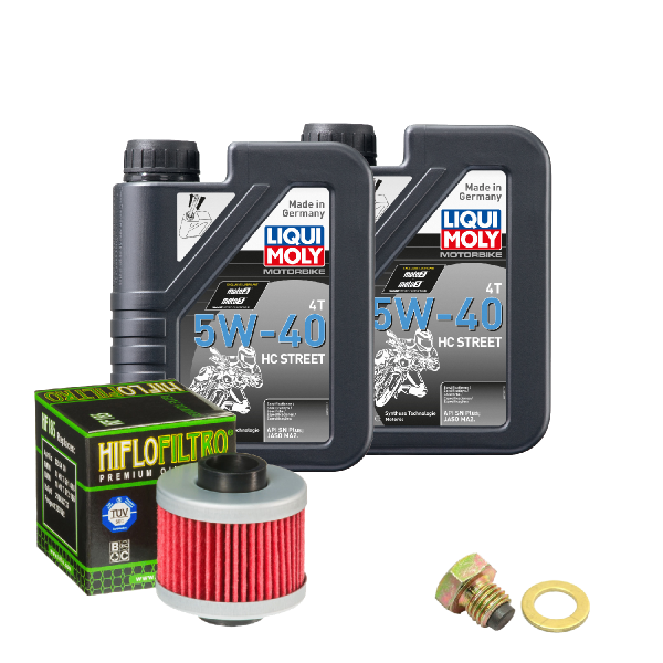 Aprilia Leonardo 150 Service Kit Ölwechsel Öl LIQUI MOLY 5W-40 Ölfilter