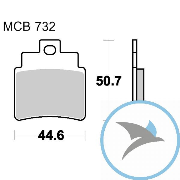 Bremsklotz Sinter SI TRW - MCB732SI