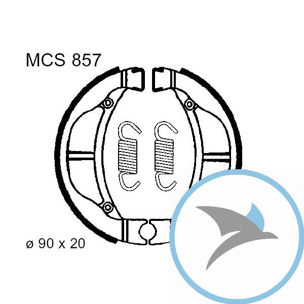 Bremsbacken mit Feder TRW oder 7378532 - MCS857