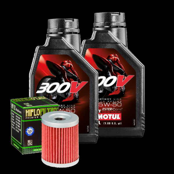 Beta Alp 125 Service Kit Ölwechsel Öl Motul 300V 15W50 Ölfilter