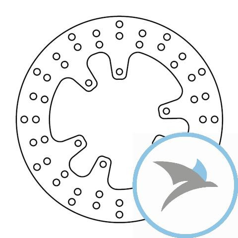 Bremsscheibe starr TRW - MST349