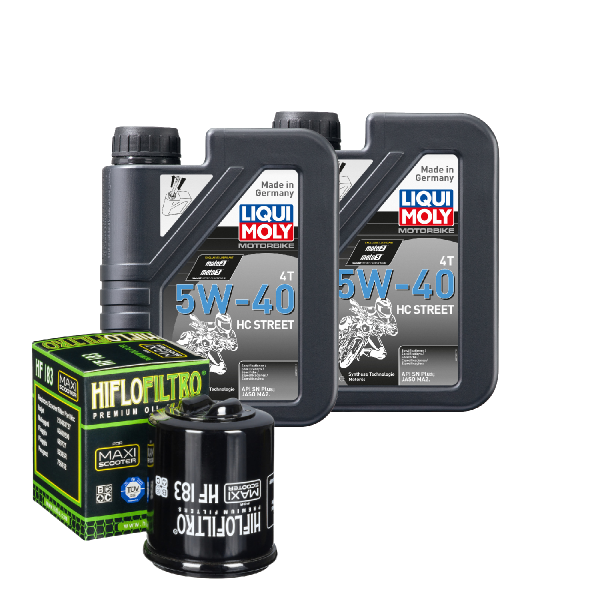 Peugeot Geopolis 250 Premium Service Kit Öl LIQUI MOLY 5W-40 Ölfilter