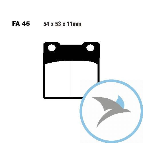 Bremsklotz Semi-Sinter V EBC - FA045V