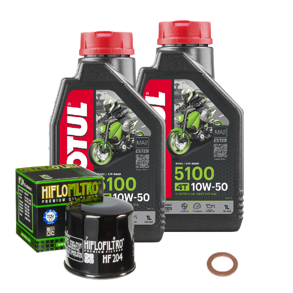 Kawasaki KFX 700 A KSV Service Kit Ölwechsel Öl Motul 5100 10W50 Ölfilter