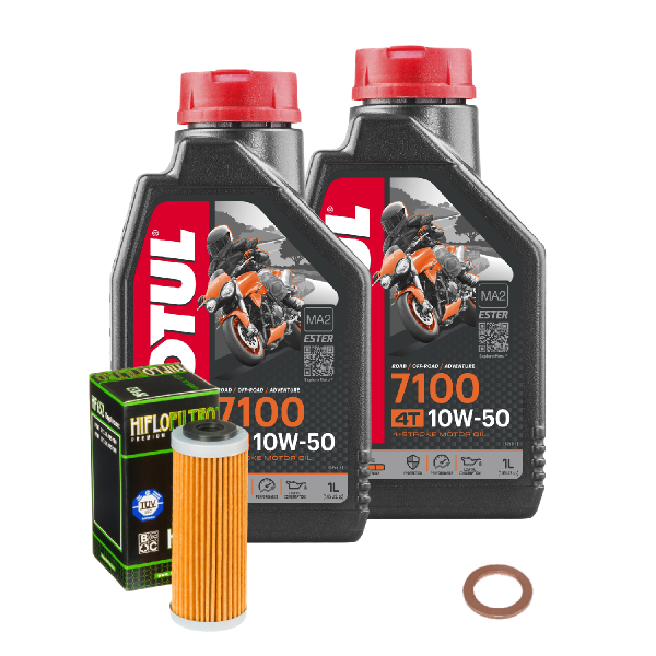 Husqvarna FC 450 Service Kit Ölwechsel Öl Motul 7100 10W50 Ölfilter