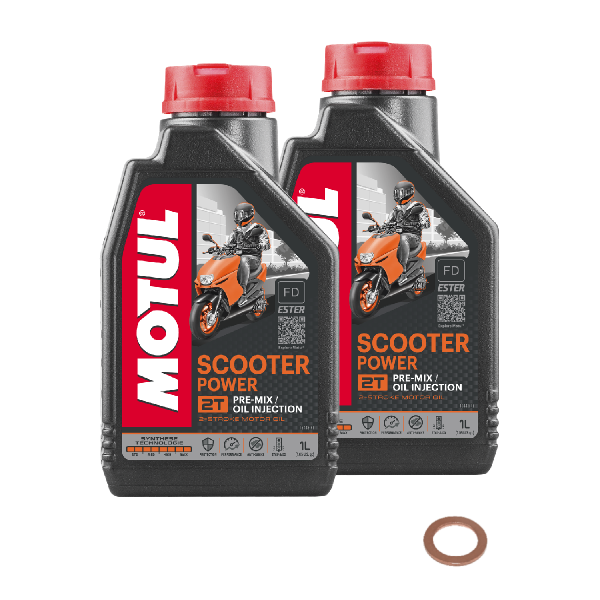 Piaggio Sfera 80 Service Kit Ölwechsel Öl Motul Scooter Dichtring