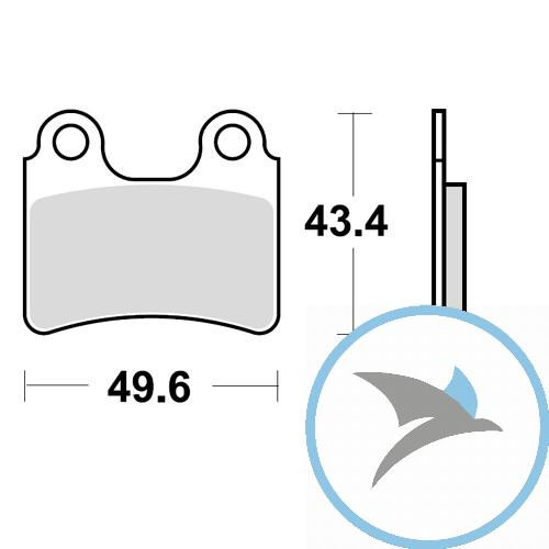 Bremsklotz Standard TRW oder 7323264 - MCB766