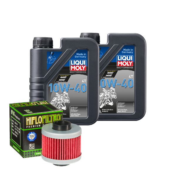 Peugeot Elyseo 125 DT Service Kit Ölwechsel Öl LIQUI MOLY 10W-40 Ölfilter