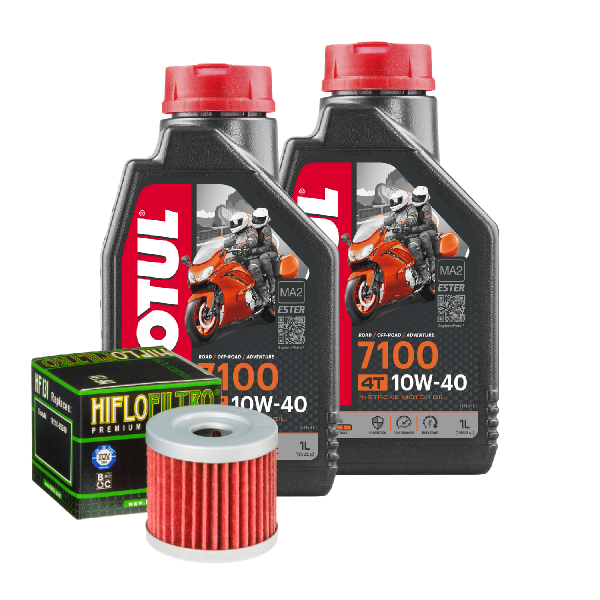 Sachs XTC 125 Service Kit Ölwechsel Öl Motul 7100 10W40 Ölfilter