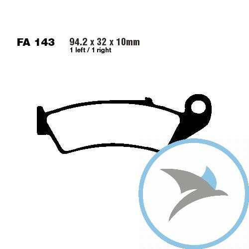 Bremsklotz Standard EBC - FA143