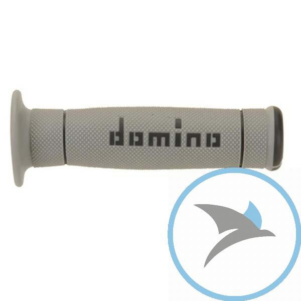 Griffgummi grau/schwarz Domino D.22 mm L.125 mm geschlossen - A24041C4052A7-0