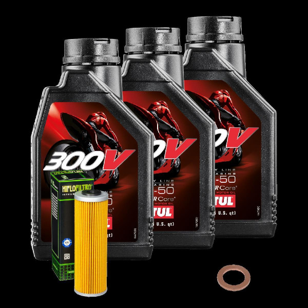 KTM Adventure 990 LC8 ABS Service Kit Ölwechsel Öl Motul 300V 15W50 Ölfilter